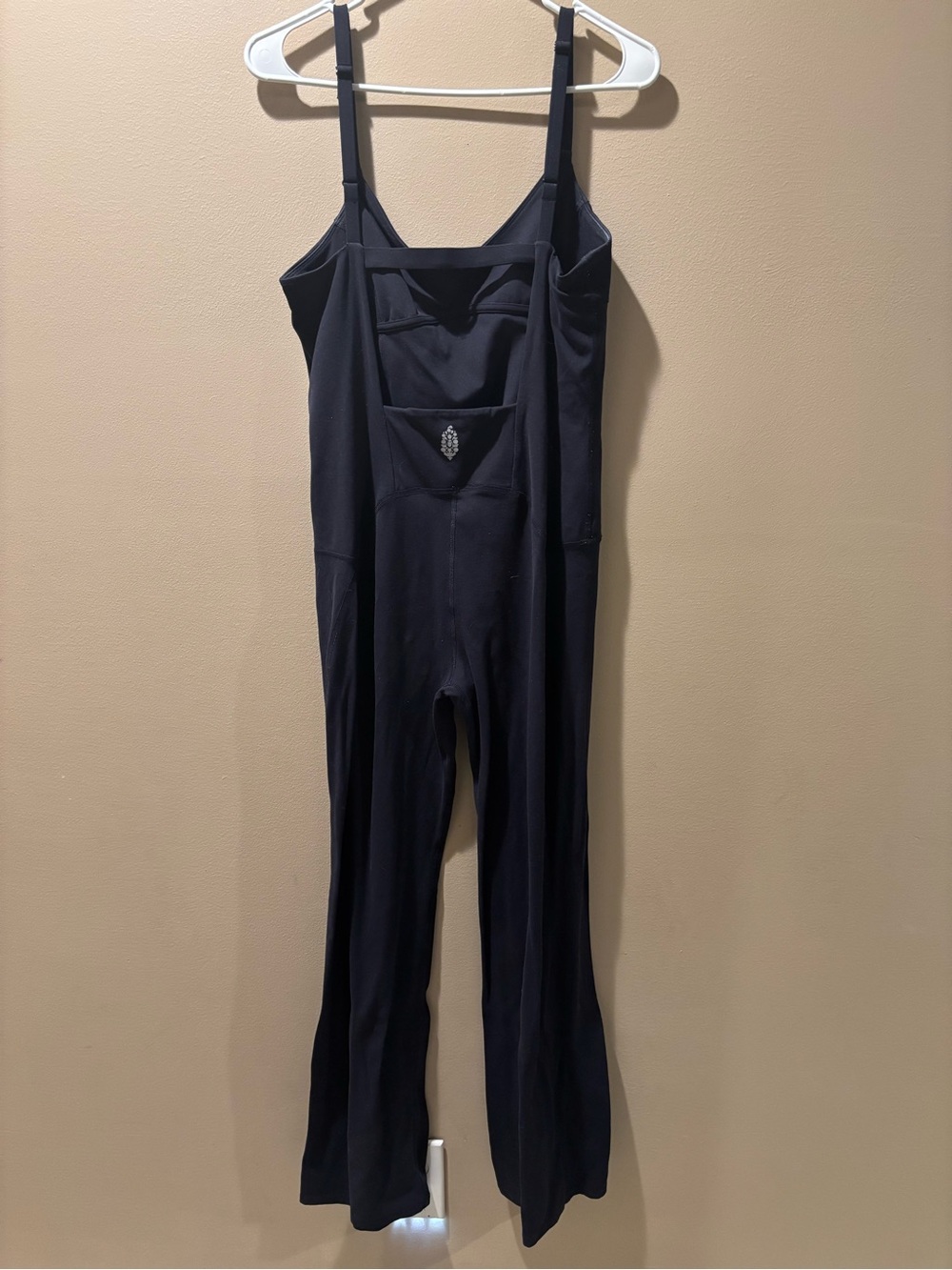 FP Movement by Free People Black Slim-Strap Jumpsuit